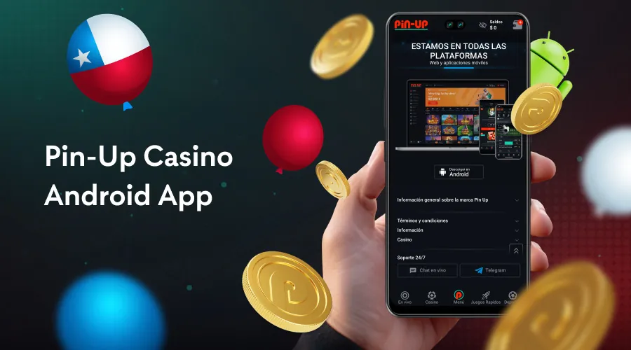 Pin Up Casino mobile app en Chile